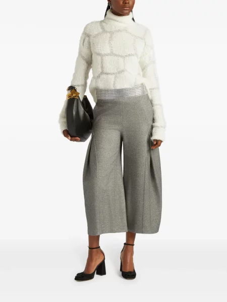 Cropp pantaloni Genny gri