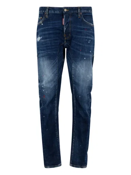 Blugi Dsquared2 biker albastru