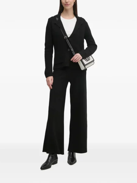 Cardigan Sisley cu rever negru