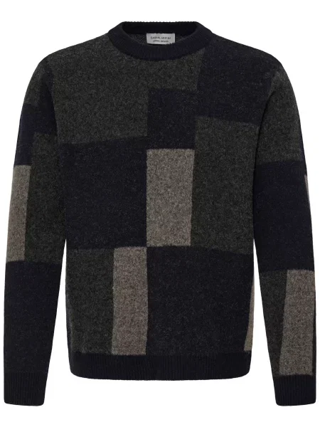 Casual Friday Pulover CFWIREN bleumarin verde închis gri