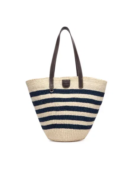 Weekend Max Mara Дамска чанта Тъмносин бежово