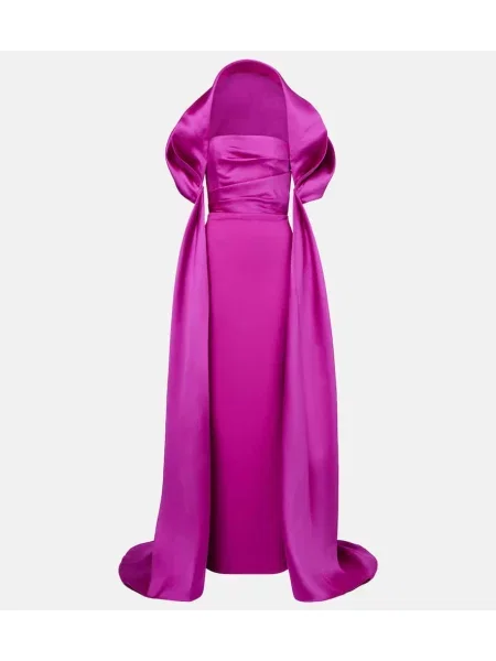 Rochie Solace London din satin roz