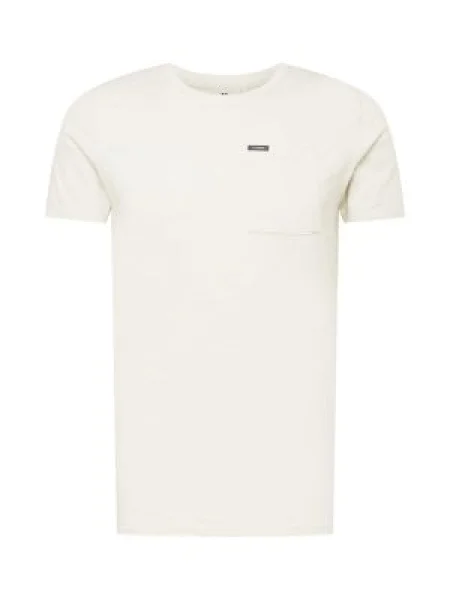 GARCIA Tricou crem / negru