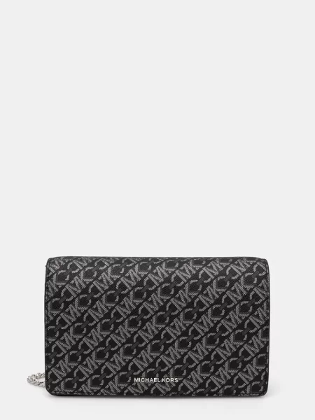 Geanta de piele Michael Michael Kors din piele negru