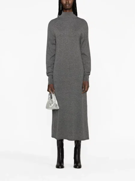 Kašmyro kostiumas suknele Jil Sander pilka