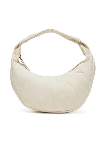 Calvin Klein Táska Ckj Monogram Pinched Medium Shou bézs