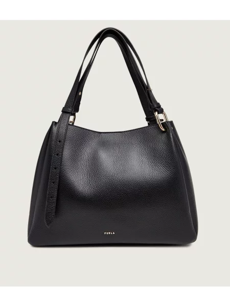 Furla De piele geantă shopper FURLA NUVOLA L negru