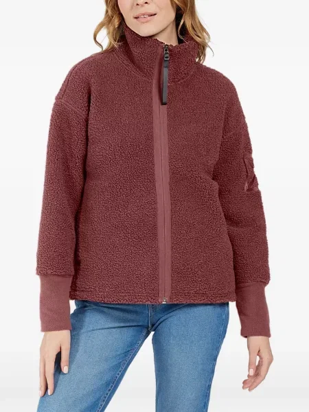 Geacă Didriksons din fleece roșu