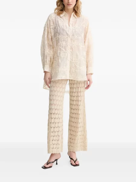 Pantaloni Twinset tricotate