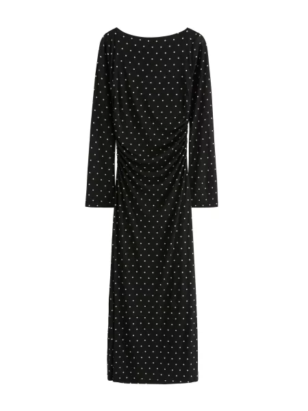 Lindex Rochie Smilla negru alb