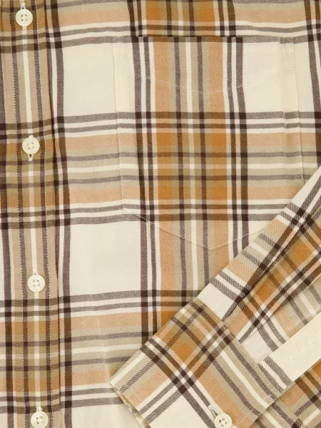 Картата фланелева сорочка Gant