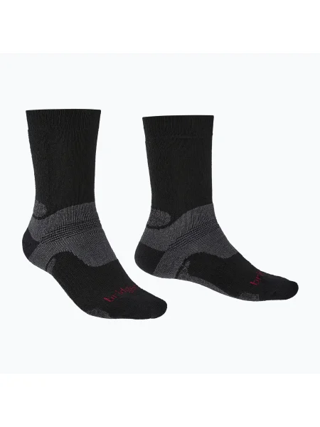 Șosete pentru bărbați Bridgedale Heavyweight Performance Boot Original black negru
