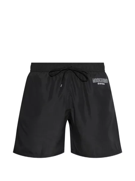 Slip de baie Moschino cu imagine cu cordon negru