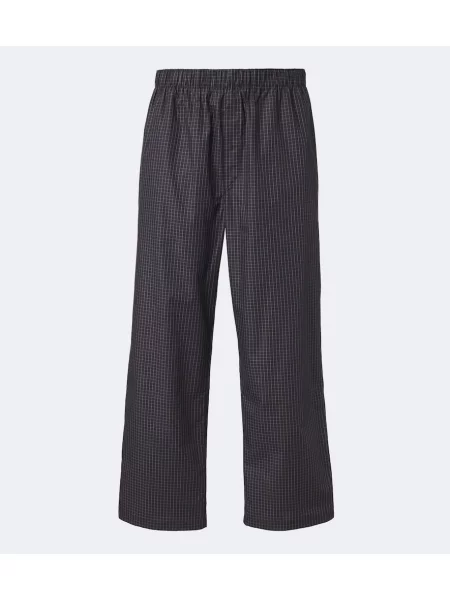 Pantaloni Cdlp în carouri albastru