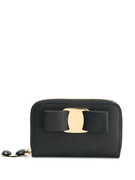 Portofel Ferragamo cu funde negru