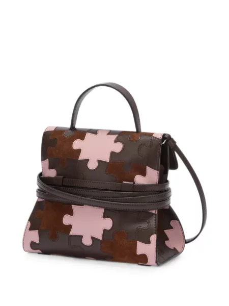 Clutch Moschino γραβάτες ροζ