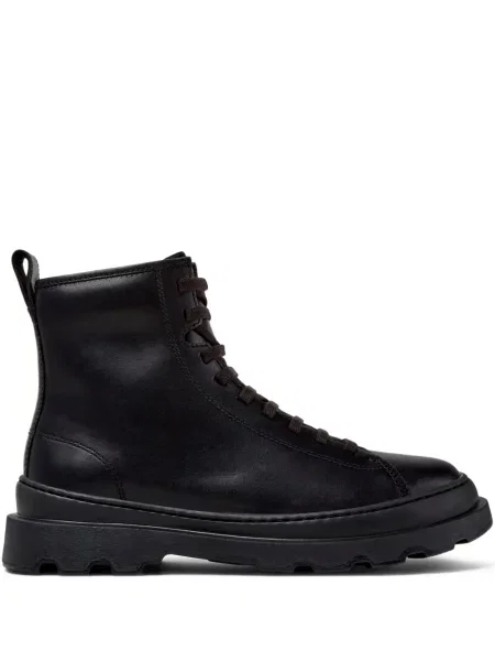 Botine Camper cu șireturi din dantelă negru