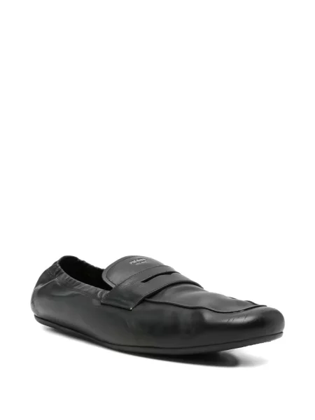 Chiloți Prada din piele slip-on negru
