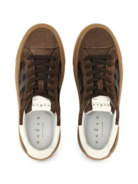Sneakerși Hogan maro