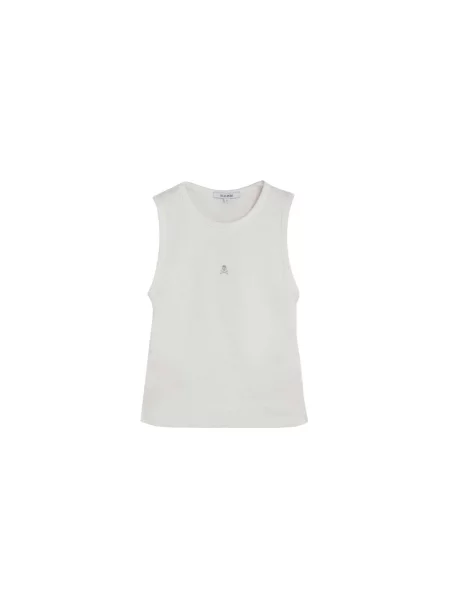 Scalpers Tricou murdar alb