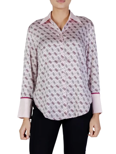 Koszula Guess różowa