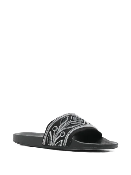 Sandale Casablanca cu broderie negru
