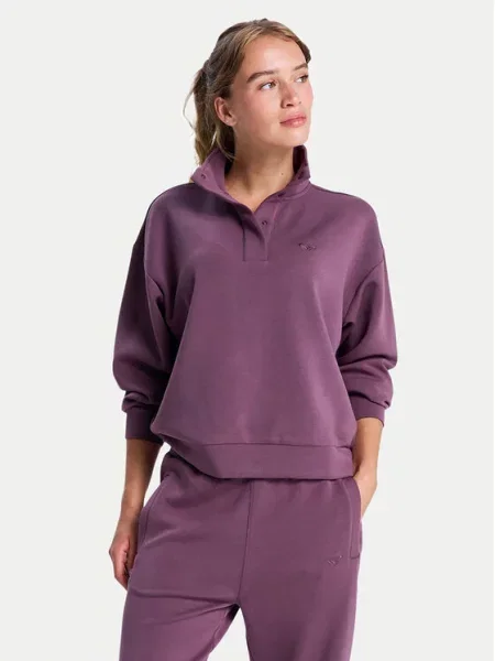 Roxy Spodnji del trenirke Rise & Vibe Sweets Bordo rdeča