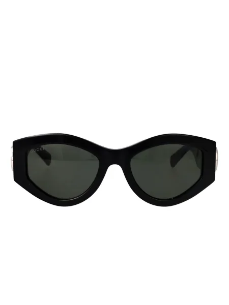 Ochelari de soare Gucci Eyewear cu imprimeu geometric negru