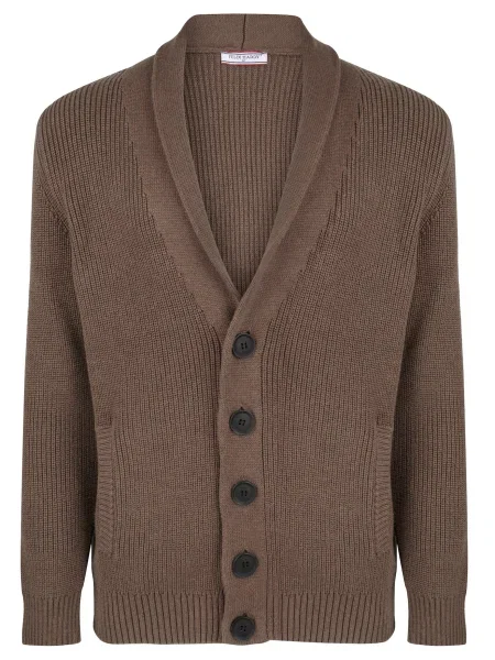 Felix Hardy Geacă tricotată maro