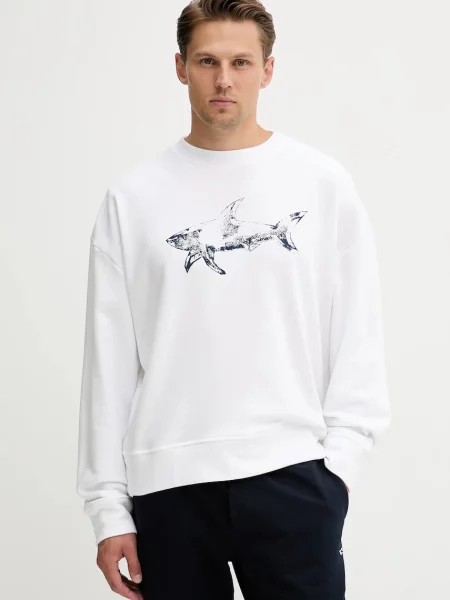 Paul&Shark hanorac de Knitwear cu imprimeu alb