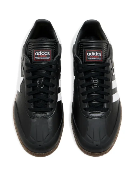 Prugaste tenisice Adidas Adizero s vezicama od brušene kože crna