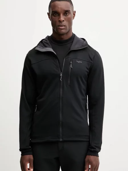 Pulover Haglöfs Rosson s kapuco črna