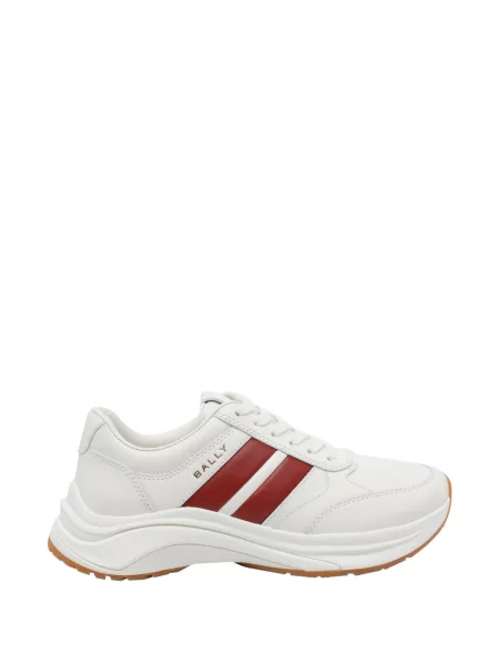 Sneakerși Bally cu imagine alb