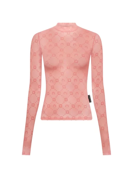 Дълго топ Marine Serre розово