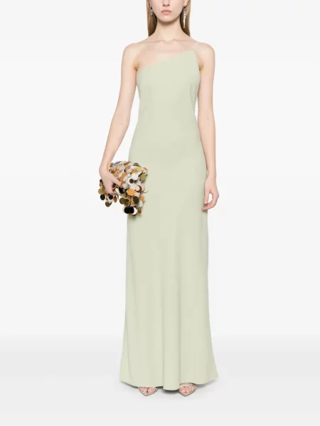 Rochie maxi Staud de costum verde
