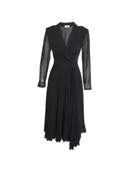 Lung rochie midi Sandro negru