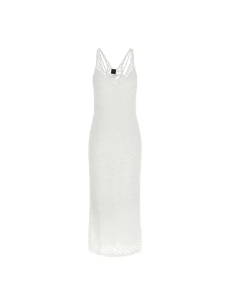 Sukienka maxi Pinko biała