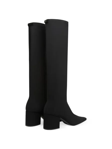 Cizme Courreges din jerseu negru