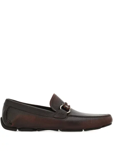 Pantofi loafer Ferragamo țesuți maro