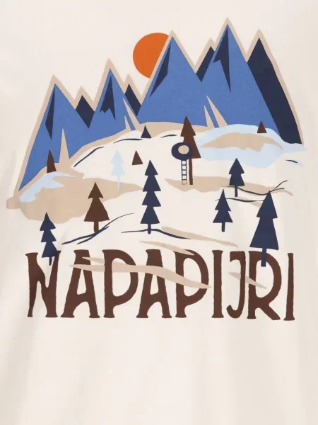 Lung tricou Napapijri cu imagine