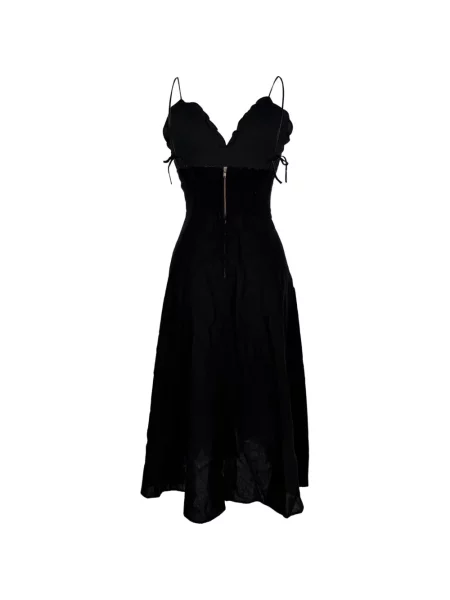 Rochie Reformation cu decolteu în V negru