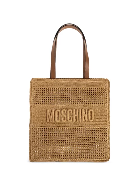 Geantă shopper Moschino cu broderie