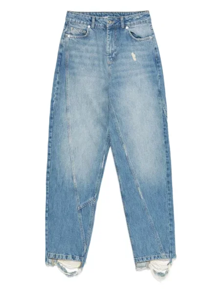 Boyfriendy Halfboy z przetarciami niebieskie