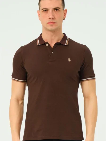 Polo majica Dewberry rjava