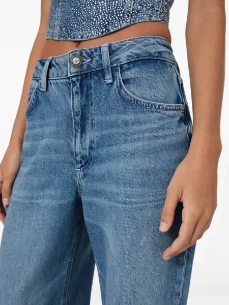 Blugi cu picior larg Guess albastru