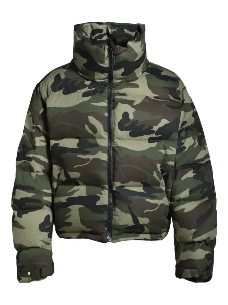Geacă Breath cu model camuflaj verde