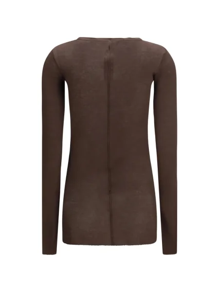 Tricou Rick Owens lung maro