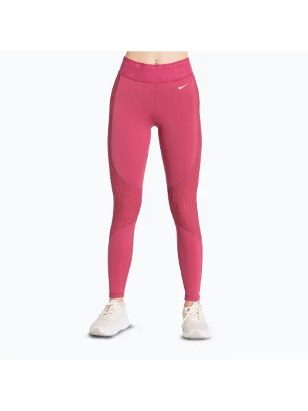 Тренувальні легінси Nike Pro High-Waisted sweet beet/white білі