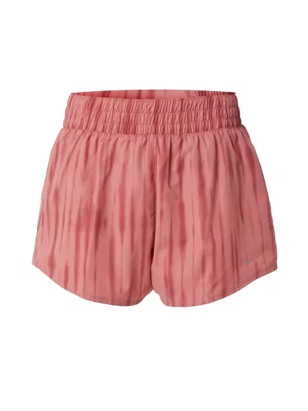 NIKE Športne hlače ONE srebrno-siva / magenta / staro roza siva