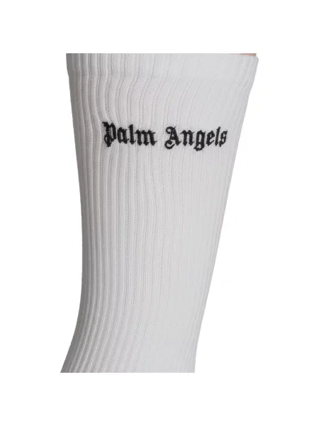 Șosete Palm Angels cu broderie alb